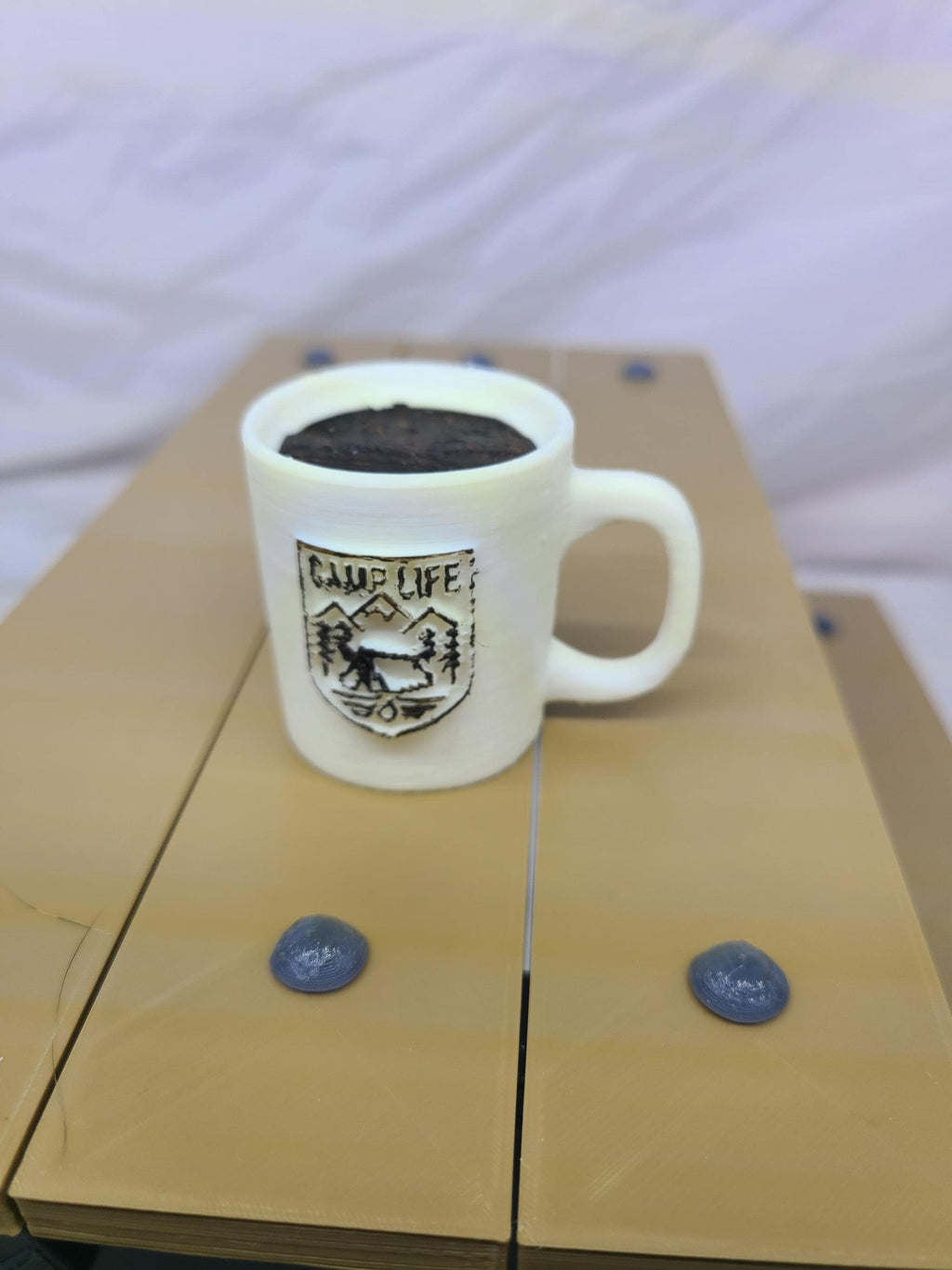 18 inch Doll Picnic Table & Mug Set