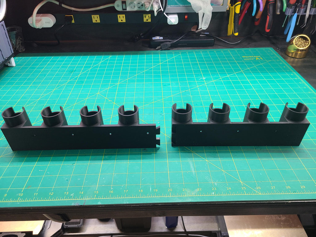 Ice Fishing Rod Holder: 8-Rod Sled/Wall Mount