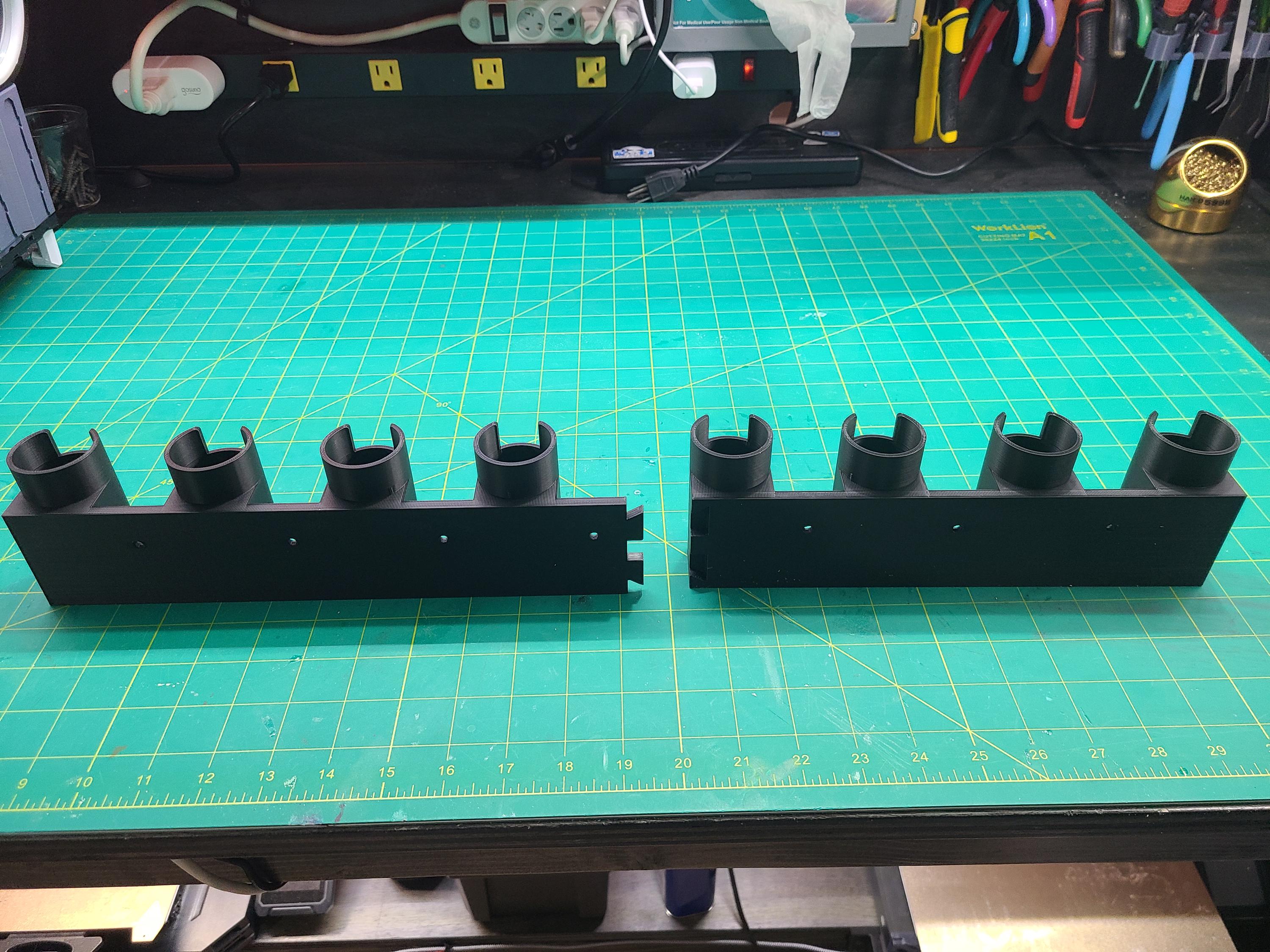 Ice Fishing Rod Holder: 8-Rod Sled/Wall Mount
