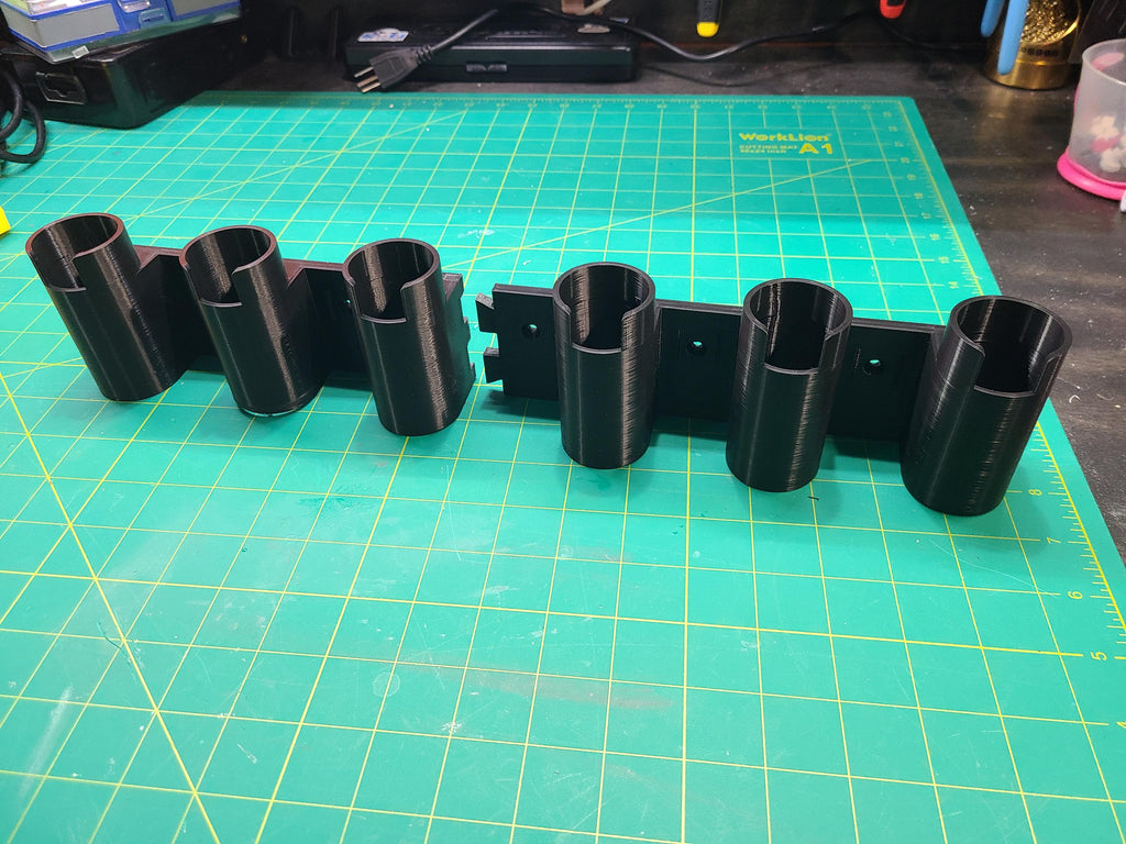 Ice Fishing Rod Holder: 6-Rod Sled/Wall Mount
