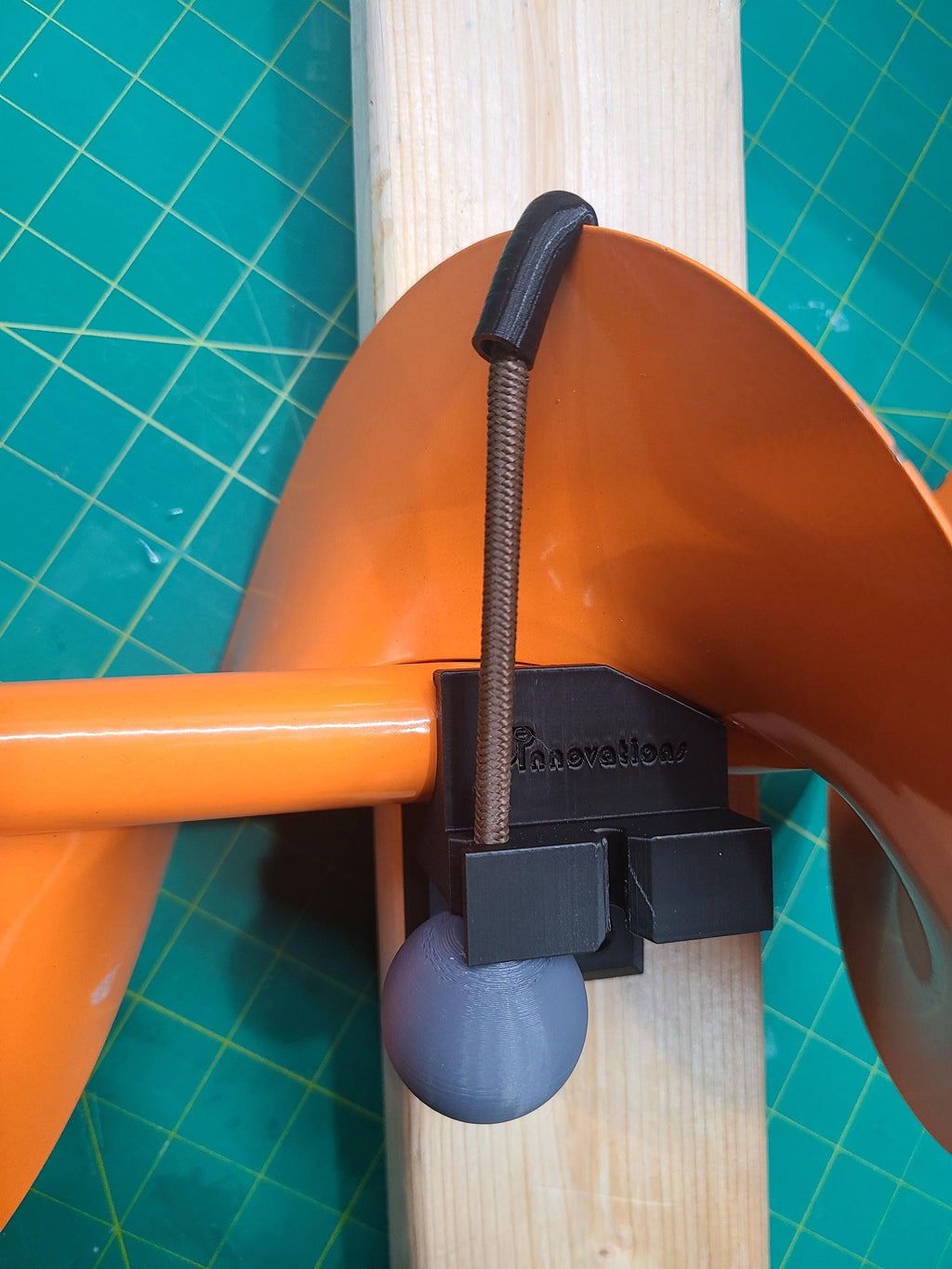 Ice Auger Holder Set: Sled/Wall Mount for Razr Scout auger