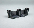 Ice Fishing 3 Rod Holder: Sled/Wall Mount with Optional Tool Holder