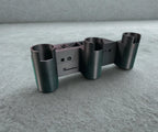 Ice Fishing 3 Rod Holder: Sled/Wall Mount with Optional Tool Holder