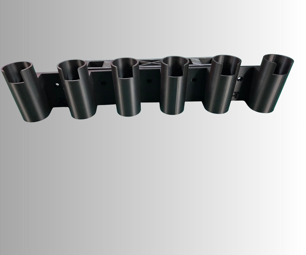 Ice Fishing Rod Holder: 6-Rod Sled/Wall Mount