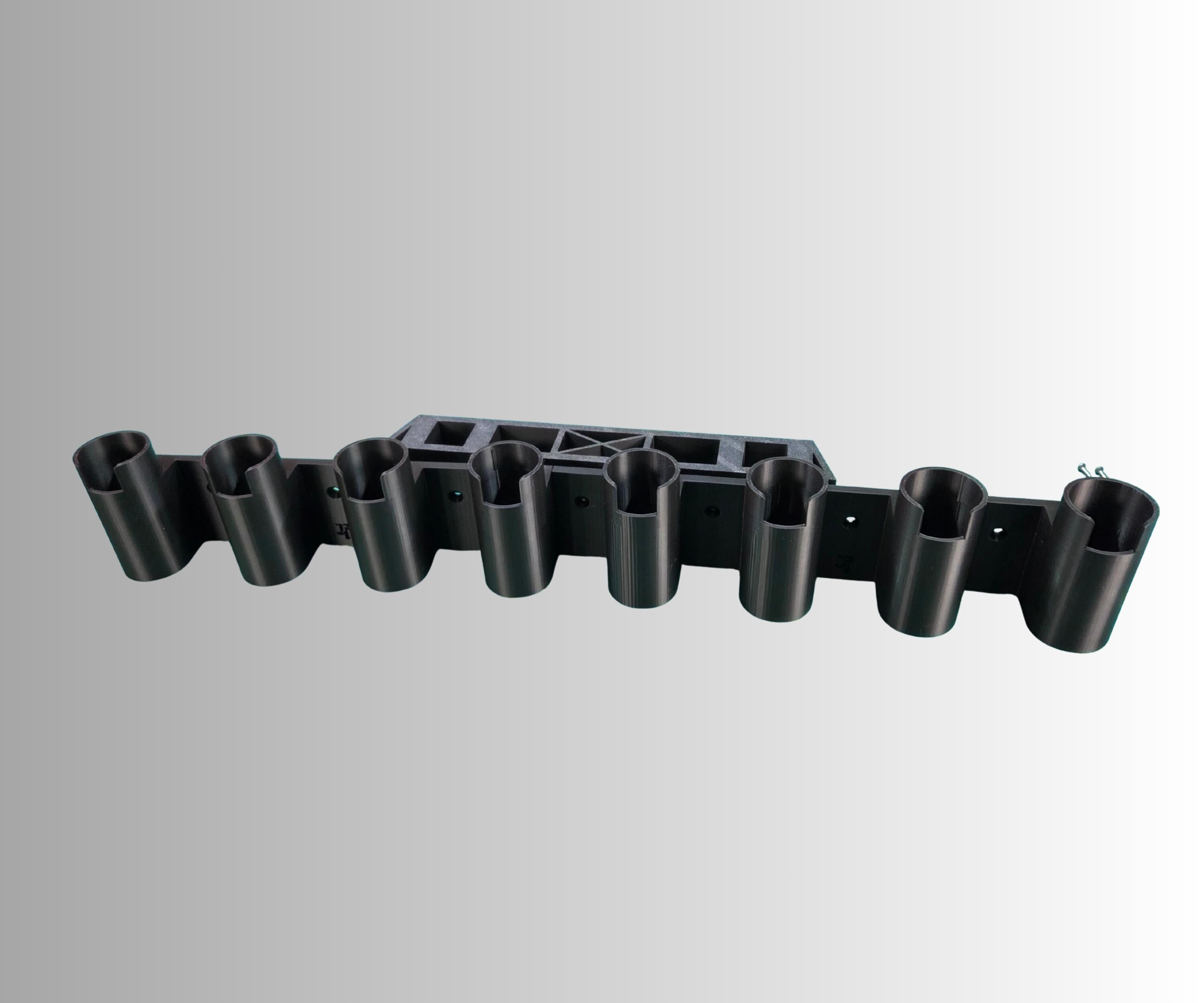 Ice Fishing Rod Holder: 8-Rod Sled/Wall Mount