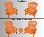 18 inch doll - Two Adirondack Chair Set American Girl accessory with optional side table