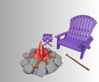 18 inch doll Campfire Set American Girl camping accessory