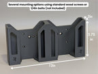 Plano 3500 Dual Tray Holder: Carbon Grey Fishing Gear Storage