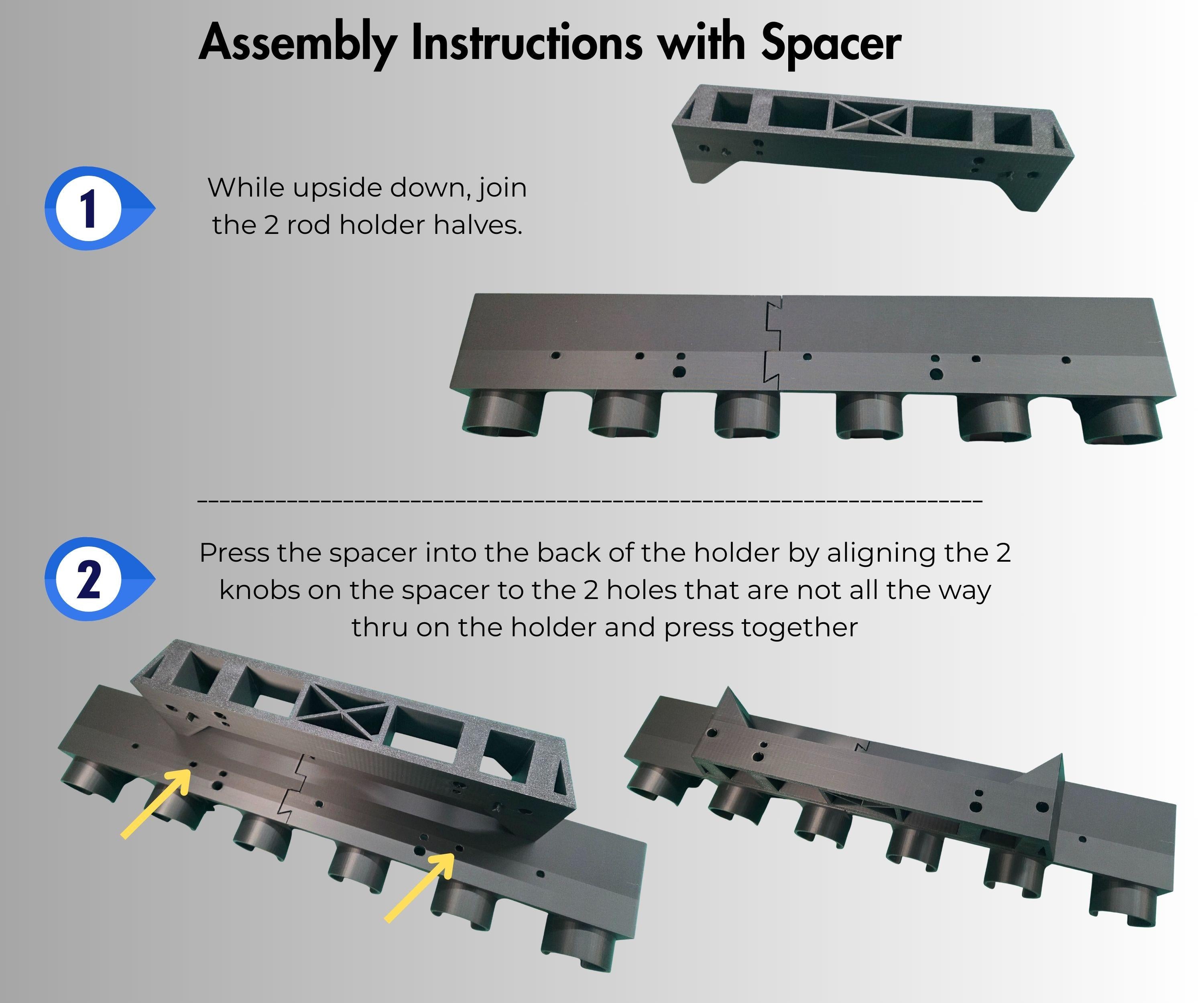 Ice Fishing Rod Holder: 8-Rod Sled/Wall Mount