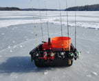 Ice Fishing Rod Holder: 8-Rod Sled/Wall Flush Mount only