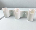 Ice Fishing 3 Rod Holder: Sled/Wall Mount with Optional Tool Holder - White Version
