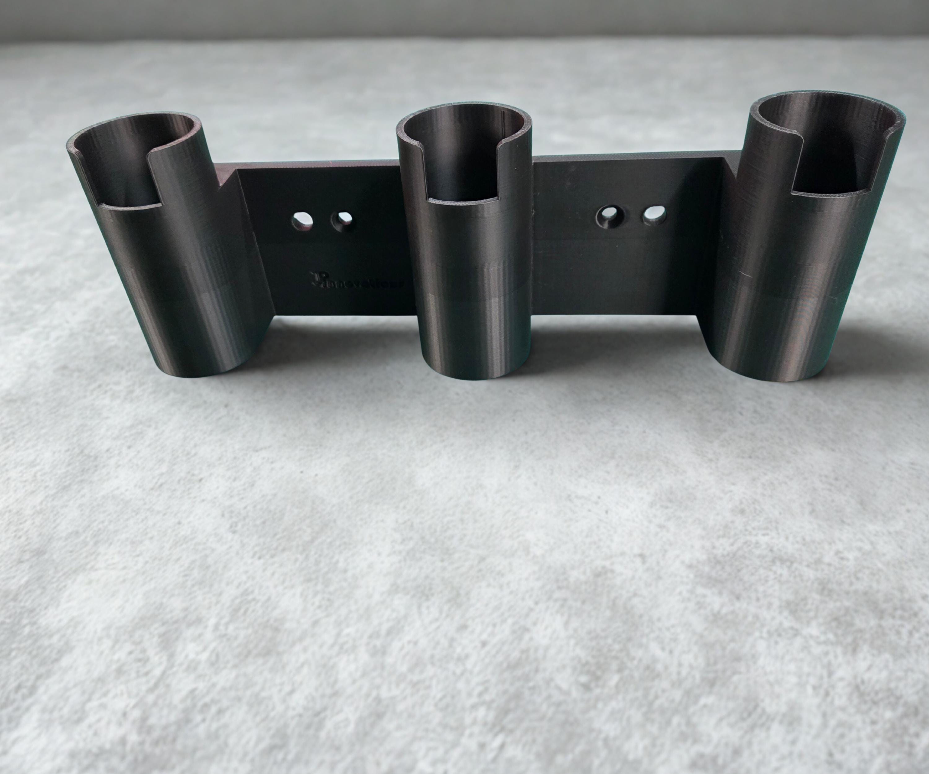 Ice Fishing 3 Rod Holder: Sled/Wall Mount with Optional Tool Holder