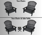 18 inch doll - Two Adirondack Chair Set American Girl accessory with optional side table
