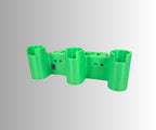 Ice Fishing 3 Rod Holder: Sled/Wall Mount with Optional Tool Holder