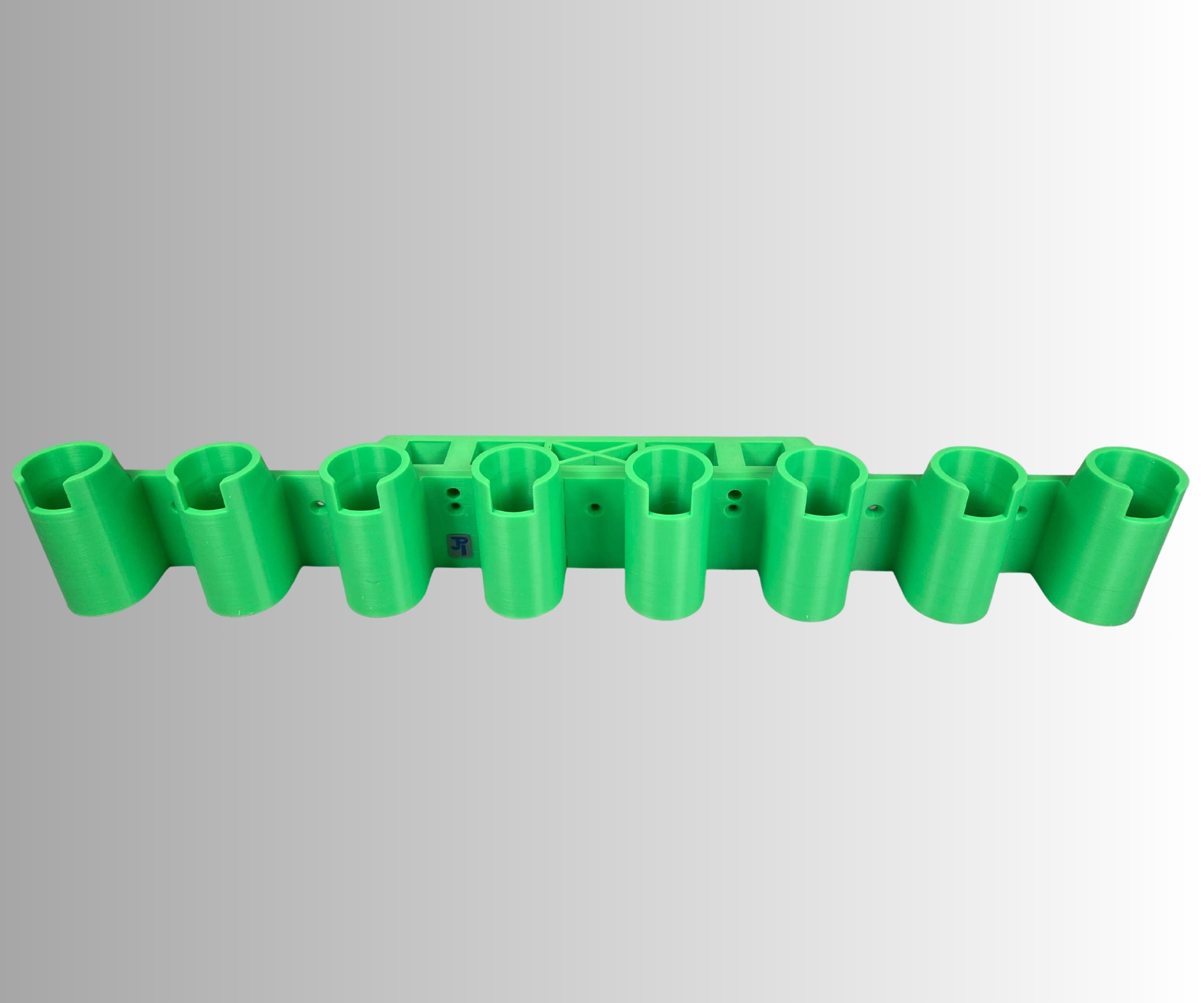 Ice Fishing Rod Holder: 8-Rod Sled/Wall Mount