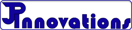 Logo of JPI Innovations with blue text on a white background